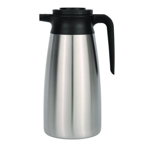 Picture of 1.9 Liter Thermal Pitcher, Stainless Steel/Black