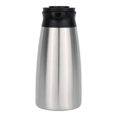 Picture of 1.9 Liter Thermal Pitcher, Stainless Steel/Black