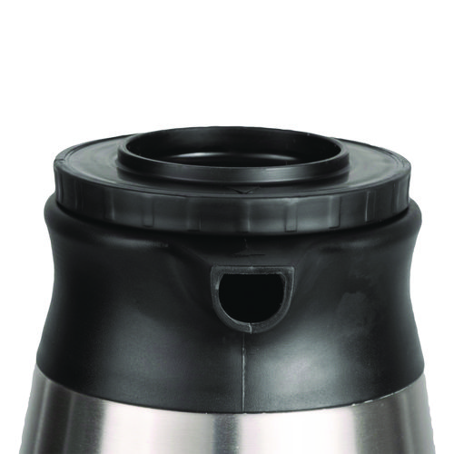 Picture of 1.9 Liter Thermal Pitcher, Stainless Steel/Black