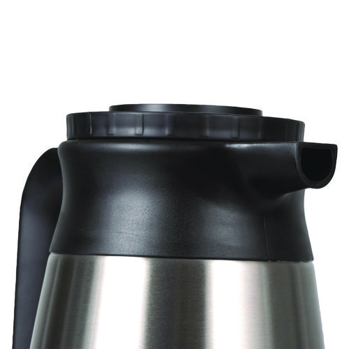 Picture of 1.9 Liter Thermal Pitcher, Stainless Steel/Black