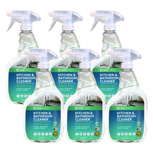 Picture of Parsley Plus All-Purpose Kitchen and Bathroom Cleaner, Parsely Scent, 32 oz Spray Bottle, 6/Carton