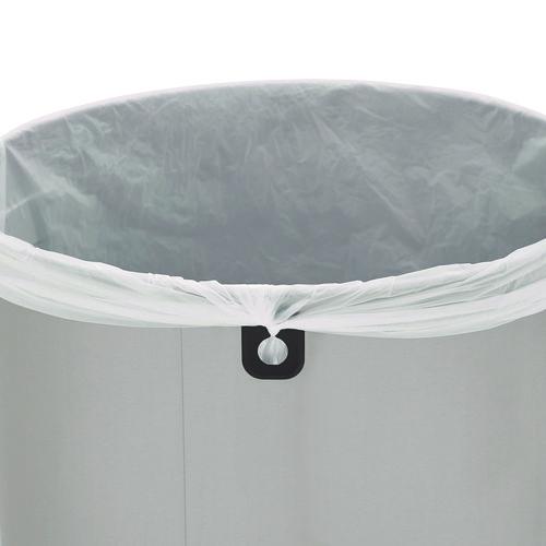 Picture of Refine Series Waste Receptacle, 16 gal, Plastic/Stainless Steel
