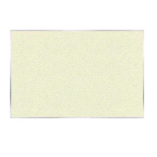 Picture of Vinyl Bulletin Board with Aluminum Frame, 87.91" x 48.5", Ivory Surface, Satin Aluminum Frame