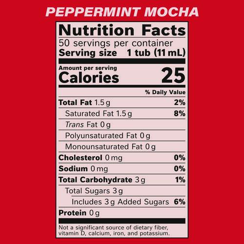 Picture of Liquid Coffee Creamer, Peppermint Mocha/Pumpkin Spice, 0.38 oz Mini Cups, 50/Pack, 4 Packs/Carton