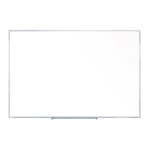 Picture of Non-Magnetic Whiteboard with Aluminum Frame, 87.91" x 48.5", White Surface, Satin Aluminum Frame