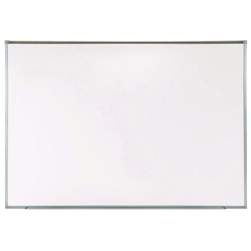 Picture of Proma Projection Magnetic Porcelain Whiteboard, 87.91" x 48.5", White Surface, Satin Aluminum Frame