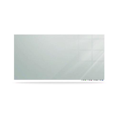 Picture of Aria Low-Profile Frameless Magnetic Glassboard, 72" x 48", Gray Surface