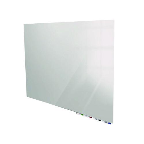 Picture of Aria Low-Profile Frameless Magnetic Glassboard, 96" x 48", Gray Surface