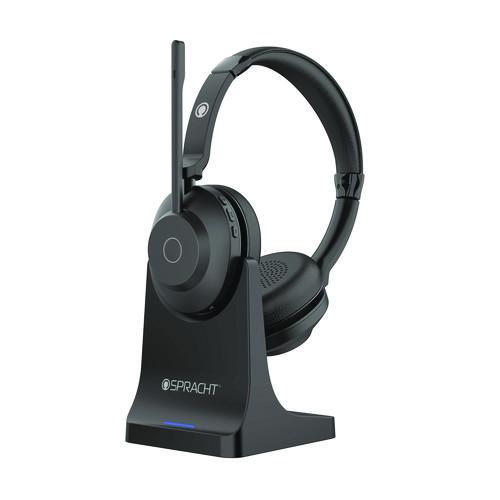 Picture of Blues Combo Binaural Headset, Over The Ear, Black