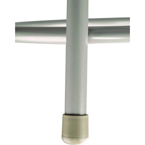 Picture of 6200 Series Heavy Duty Steel Stool, Backless, Supports Up to 500 lb, 18" Seat Height, Brown Seat, Gray Base