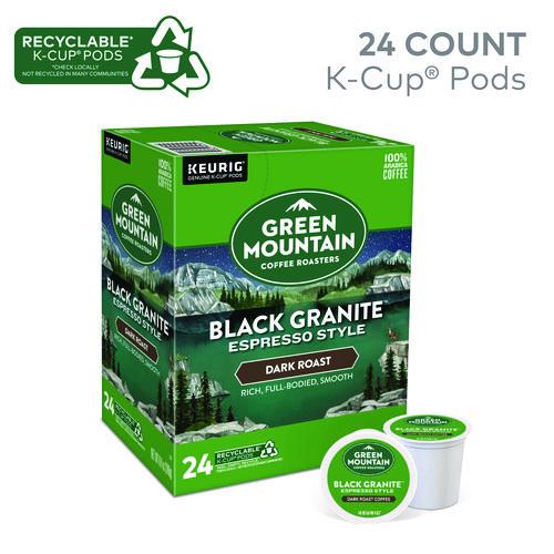 Picture of Black Granite Espresso Style K-Cups, 24/Box