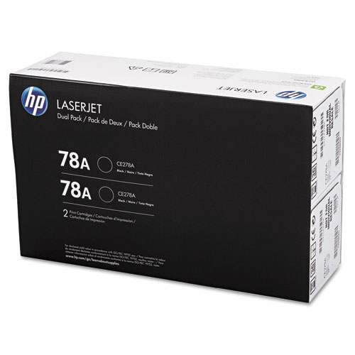 Picture of HP 78A, (CE278D) 2-Pack Black Original LaserJet Toner Cartridges