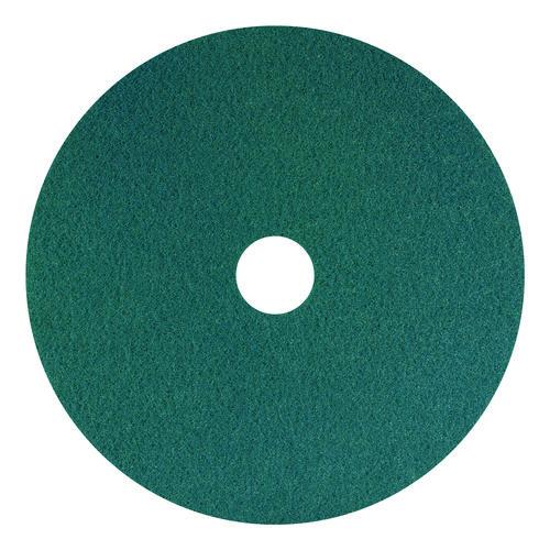 Picture of SmartScrub Floor Pad, 13" Diameter, Blue/Yellow, 5/Carton