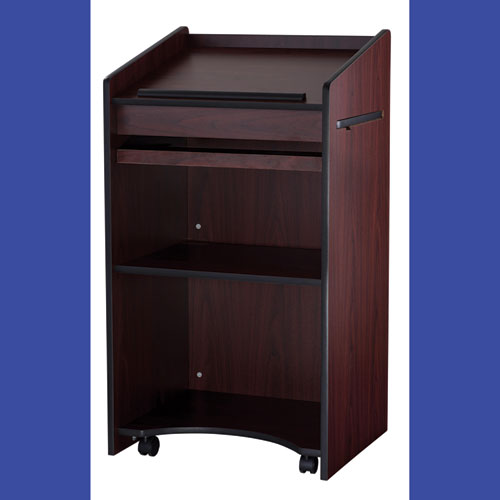 Picture of Aristocrat Non-Sound Lectern, 25 x 20 x 46, Mahogany