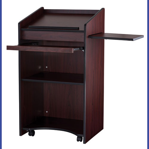 Picture of Aristocrat Non-Sound Lectern, 25 x 20 x 46, Mahogany