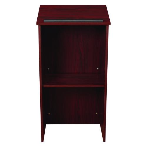 Picture of Full Floor Lectern, 23 x 16 x 46.5, Mahogany