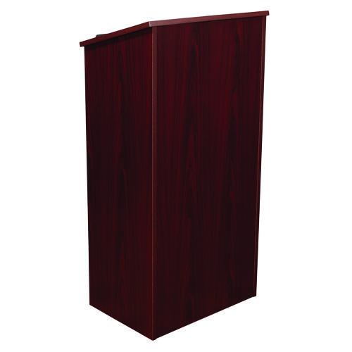 Picture of Full Floor Lectern, 23 x 16 x 46.5, Mahogany