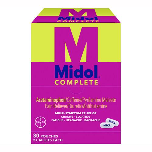Picture of Complete Menstrual Caplets, 2/Pack, 30 Packs/Box
