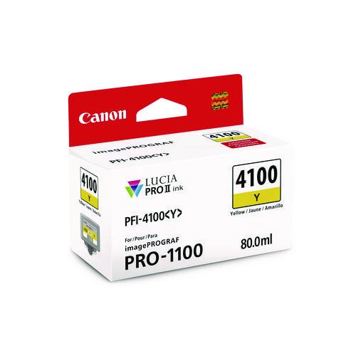 Picture of 6780C002AA (PFI-4100) High-Yield Ink, Yellow