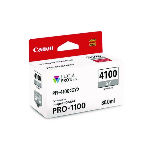 Picture of 6783C002AA (PFI-4100) High-Yield Ink, Gray