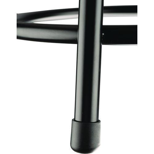 Picture of 6400 Series Fixed Height Heavy Duty Vinyl Padded Steel Stool, Backless, Supports 500 lb, 18" Seat Height, Black Seat/Base