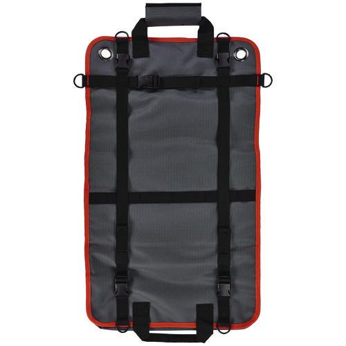 Picture of Arsenal 5874 Roll Up Tool Bag with Zipper Pockets, 5 Zippered Pockets, 7 Tool Slots, 1 x 27 x 16, Polyester, Gray