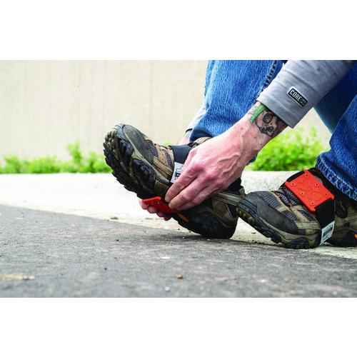 Picture of TREX 6316 Mid-Sole Ice Cleats. Flat Sole, One Size Fits Most, Orange, 1 Pair