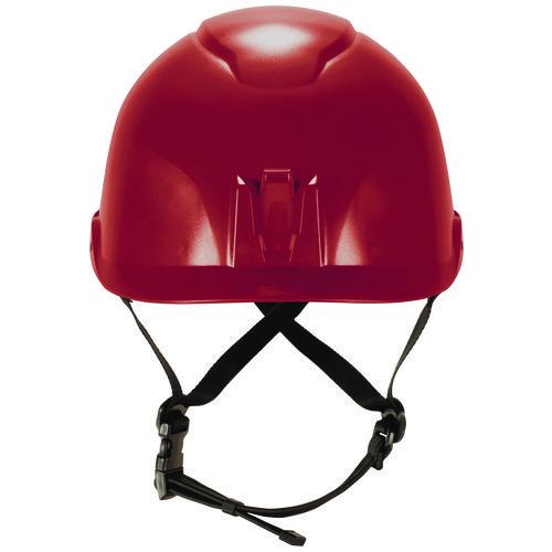 Picture of Skullerz 8976 Class E Safety Helmet, 6-Point Ratchet Suspension, Red