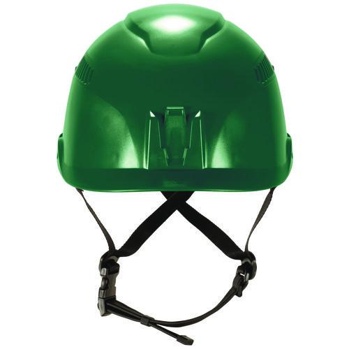 Picture of Skullerz 8977 Class C Safety Helmet with Adjustable Venting, 6-Point Ratchet Suspension, Green
