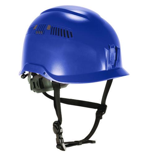 Picture of Skullerz 8977 Class C Safety Helmet with Adjustable Venting, 6-Point Ratchet Suspension, Blue