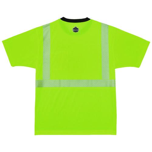 Picture of GloWear 8280BK Class 2 Performance T-Shirt with Black Bottom, 10X-Large Long, Lime