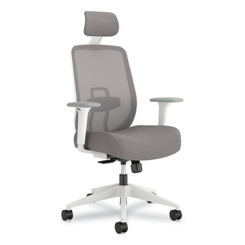 Altern+Mesh+Mid-Back+Task+Chair%2C+17.95+to+21.1+Seat+Height%2C+Gray+Seat%2C+Gray%2FWhite+Back%2C+White+Base