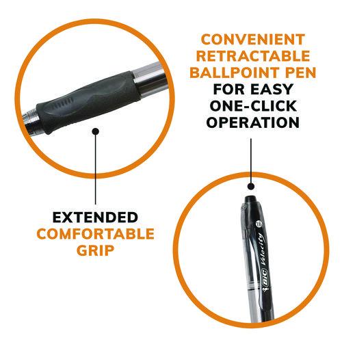 Picture of GLIDE Bold Ballpoint Pen Value Pack, Retractable, Bold 1.6 mm, Black Ink, Smoke Barrel, 36/Pack
