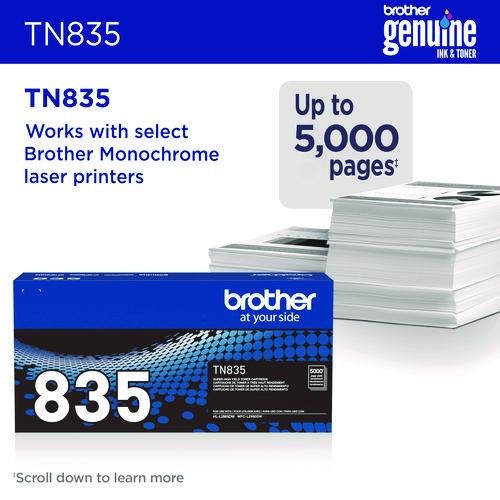 Picture of TN835 Super High-Yield Toner, 5,000 Page-Yield, Black