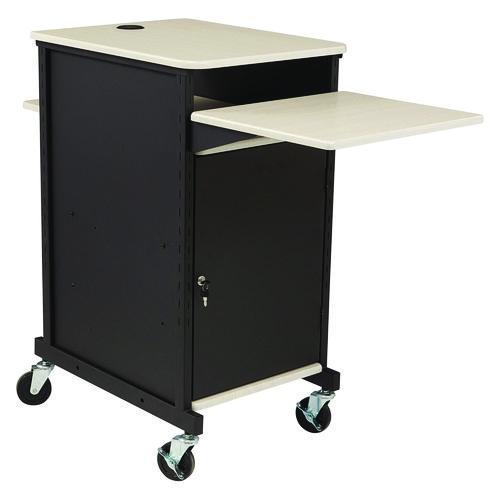 Picture of Jumbo Presentation Cart, 21 x 33 x 40, Ivory/Black