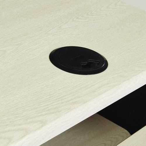 Picture of Jumbo Presentation Cart, 21 x 33 x 40, Ivory/Black