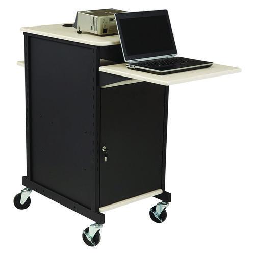 Picture of Jumbo Presentation Cart, 21 x 33 x 40, Ivory/Black