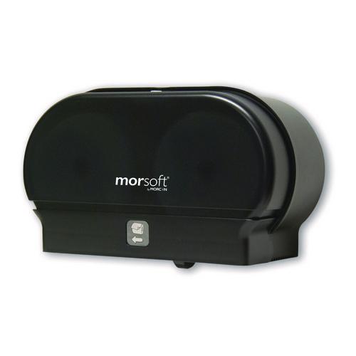 Picture of Morsoft Small Core Tissue Dispenser, 11.86 x 5.48 x 7.32, Black Translucent