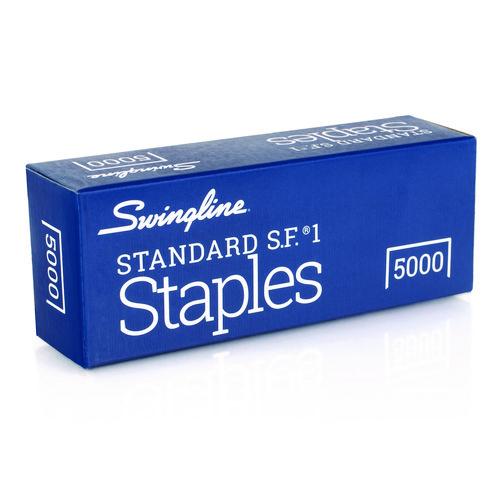 Picture of S.F. 1 Standard Staples, 0.25" Leg, 0.5" Crown, Steel, 5,000/Box
