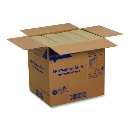 Picture of Interfold Napkin Refills, 1-Ply, 13 x 8.5, Brown, 900 Napkins/Pack, 12 Packs/Carton