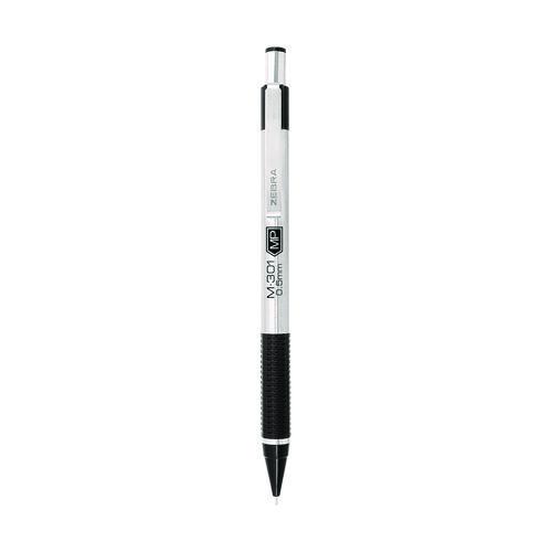 Picture of M-301 Mechanical Pencil, 0.5 mm, HB (#2), Black Lead, Silver/Black Barrel, 2/Pack