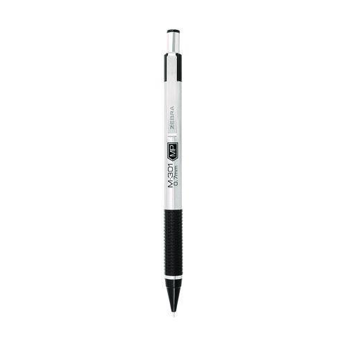 Picture of M-301 Mechanical Pencil, 0.7 mm, HB (#2), Black Lead, Silver/Black Barrel