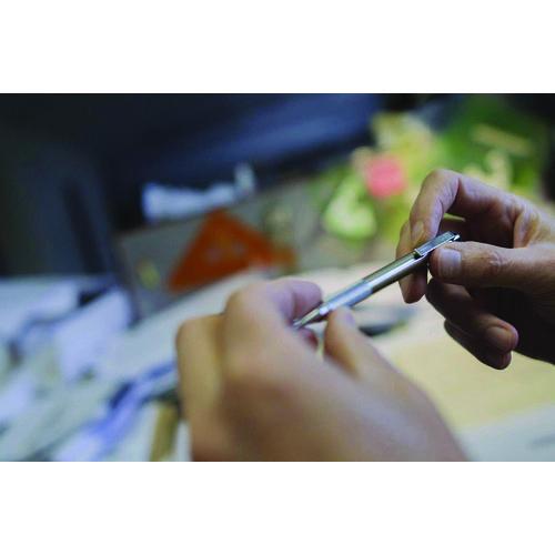 Picture of M-701 Mechanical Pencil, 0.7 mm, F (#2.5), Black Lead, Silver Barrel