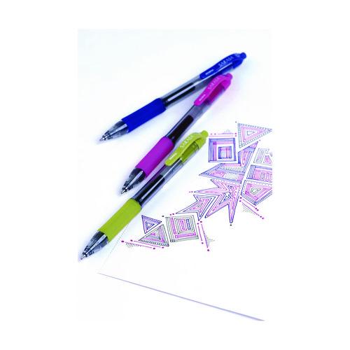 Picture of JF Refill for Jimnie, Sarasa, ecoSarasa, Orbitz, Z-Grip and GR8 Gel Roller Ball Pens, Medium Conical Tip, Blue Ink, 2/Pack