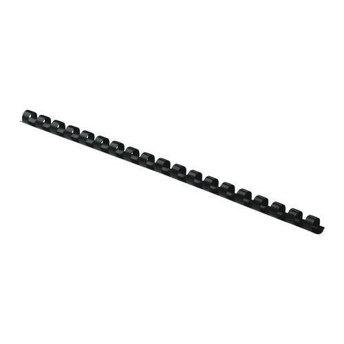 Picture of Plastic Comb Bindings for 11 x 8.5 Documents, 19 Rings, 0.25" (20-Sheet) Capacity, Navy Blue, 100/Pack