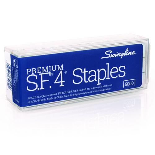 Picture of S.F. 4 Premium Staples, 0.25" Leg, 0.5" Crown, Steel, 5,000/Box
