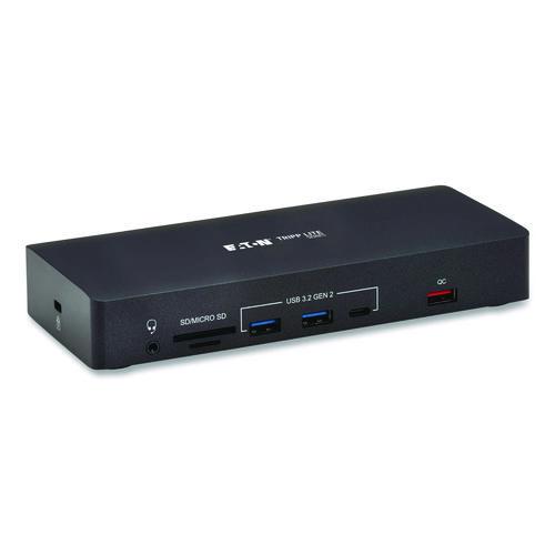 Picture of Triple Display USB-C Dock, Displayport/HDMI/RJ45/USB/VGA, Black