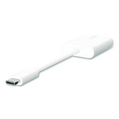 Picture of RockStar USB-C Audio + Charge Adapter, White