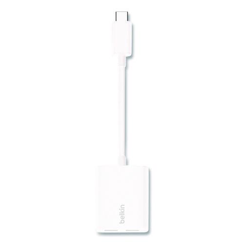 Picture of RockStar USB-C Audio + Charge Adapter, White