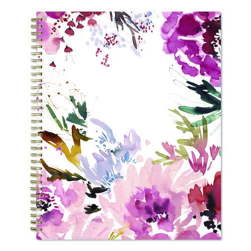 Picture of Kelly Ventura Magenta Bloom Weekly/Monthly Planner, Floral Artwork, 11 x 8.5, Multicolor Cover, 12-Month (Jan to Dec): 2025